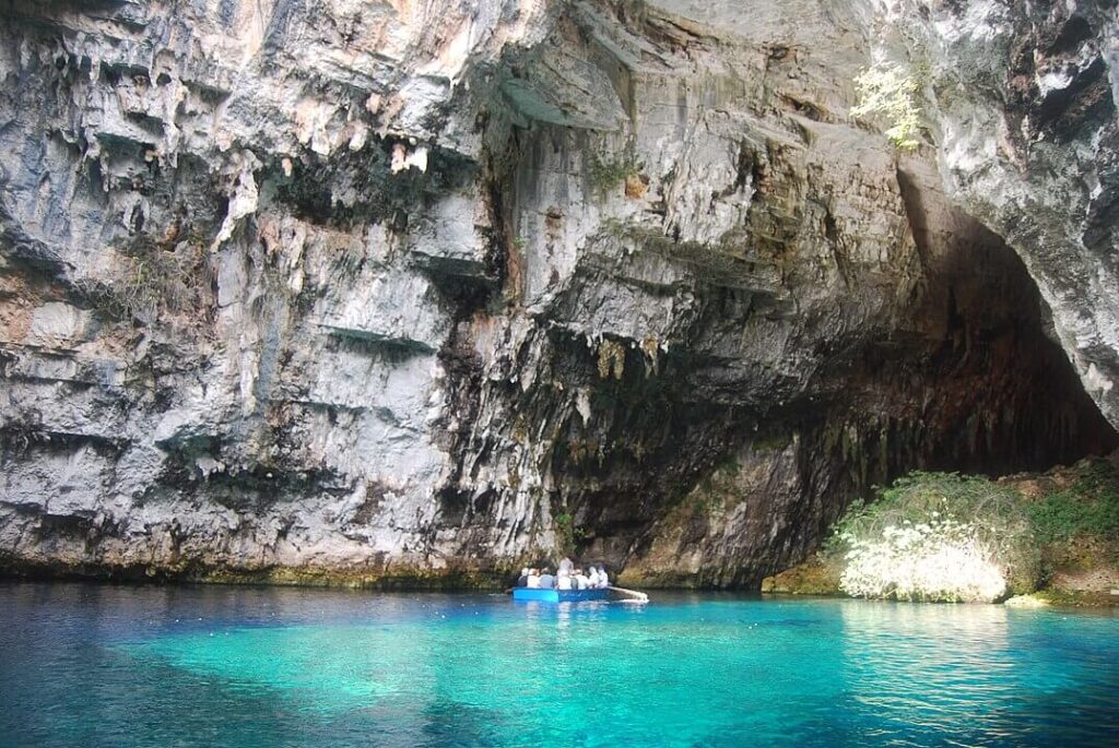 Melissani Cave, Kefalonia, Greece.