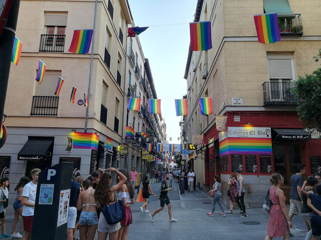 Chueca during of the WorldPride